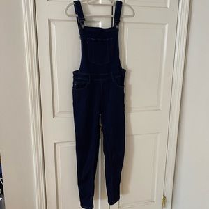Dark Wash Overalls